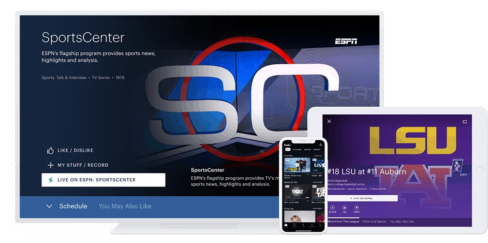 appareils pris en charge par Hulu Live TV