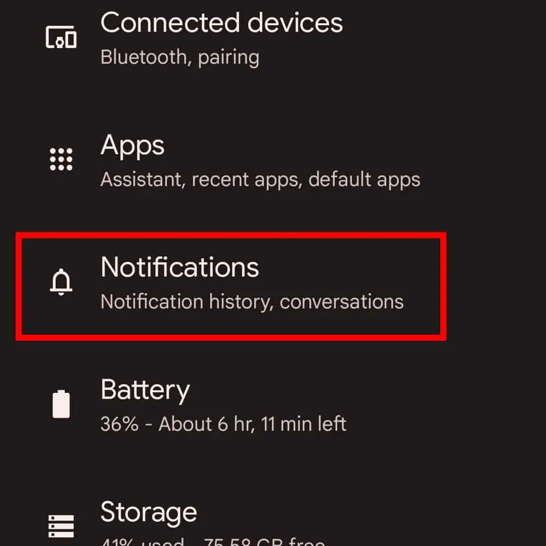 Comment activer les icônes de la barre d'état personnalisées Android image 2