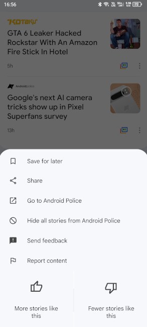 Google Actualités suivre 2