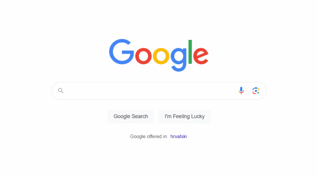 Mode clair 1 de la recherche Google