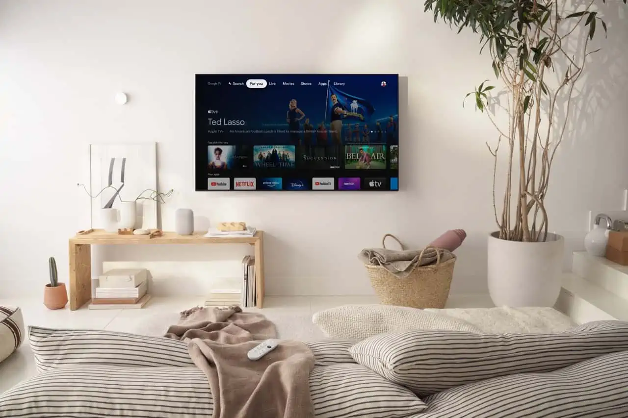 Appuyez sur Chromecast avec Google TV HD lifestyle 3 Large