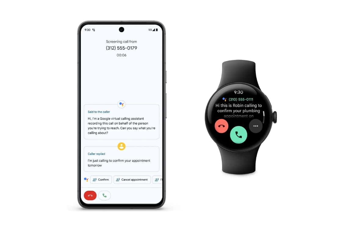 Fonctionnalité Pixel décembre : suppression de l'écran d'appel de la Pixel Watch