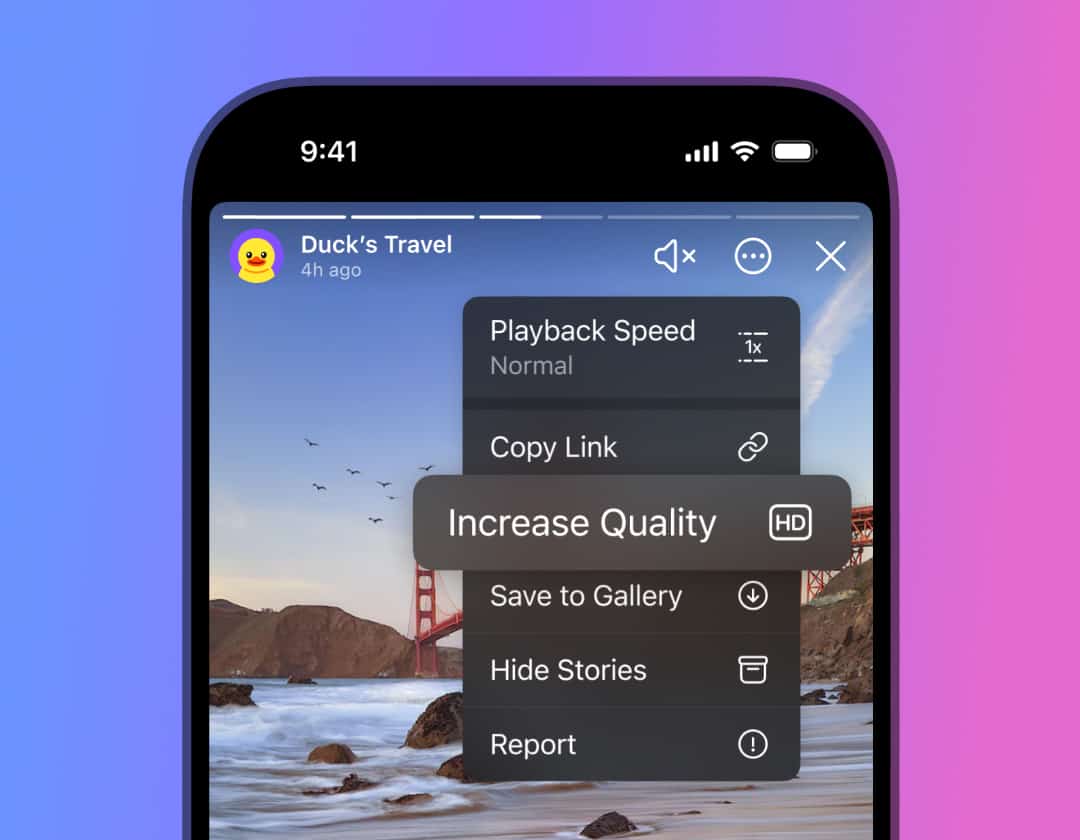 Le télégramme augmente la qualité