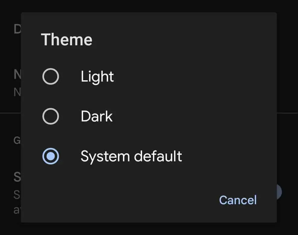 Thèmes Google Chat 1