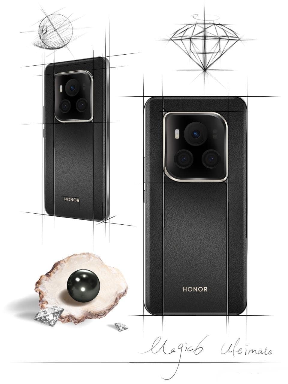 Croquis de HONOR Magic6 Ultimate Edition