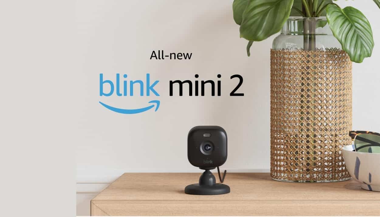 Coque Silicone étanche Pour Blink Mini 2 (2024) - Protection Contre Humidité Et Chocs - Couleur Blanc - Dimensions 5.2x5.2x3.5cm