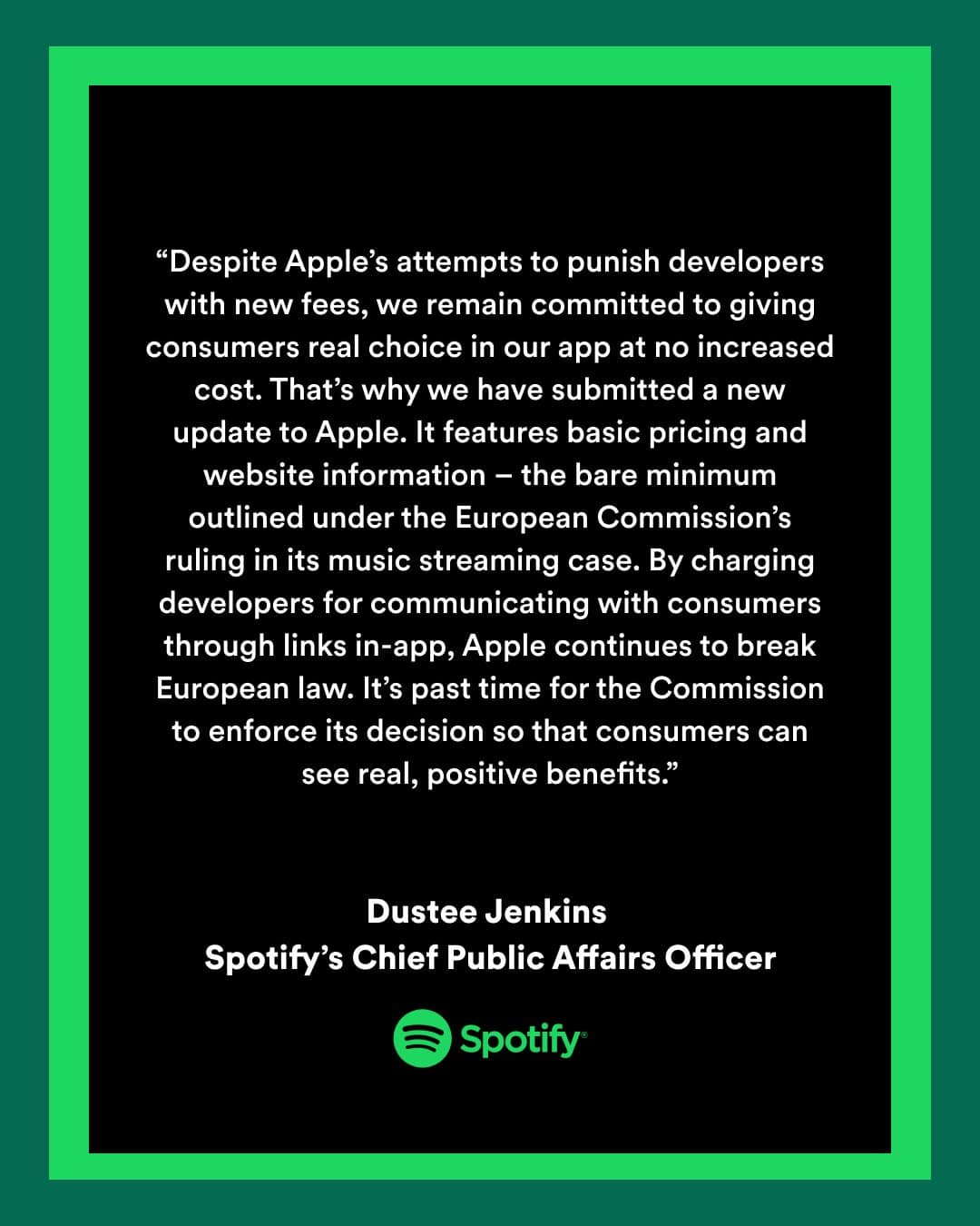 Tarifs Spotify Apple pour l'UE