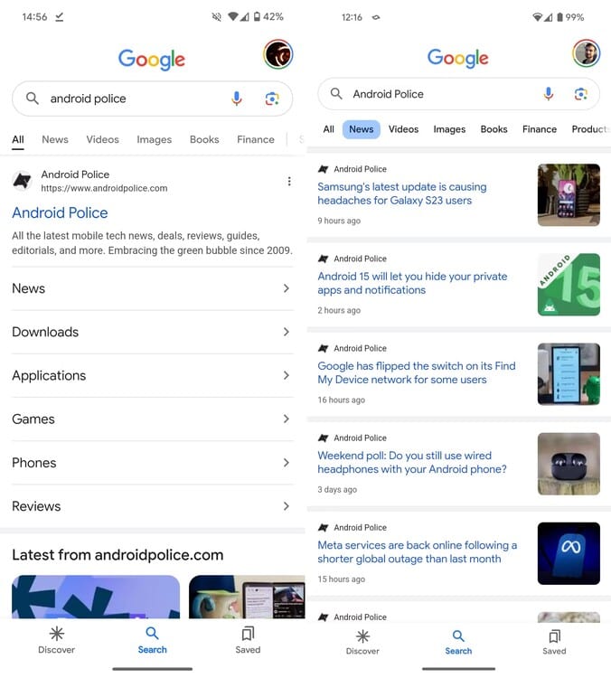 Matériel de recherche Google Vous AH