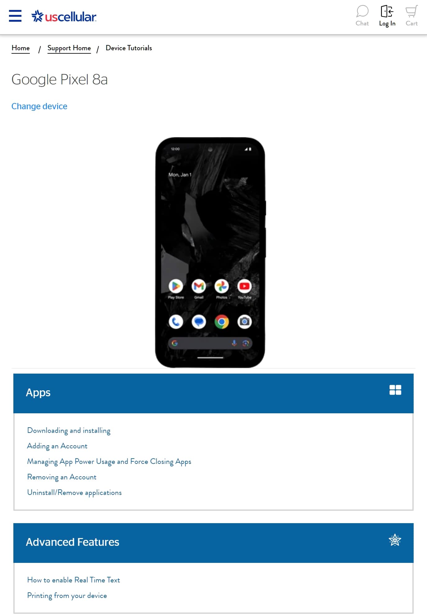 Fuite cellulaire américaine du Pixel 8a