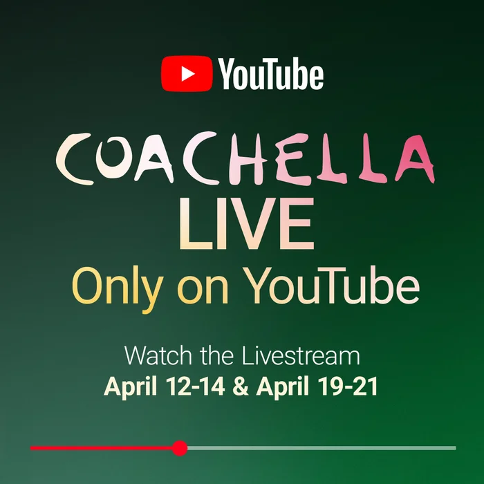 Diffusion en direct de Coachella 2024 sur YouTube