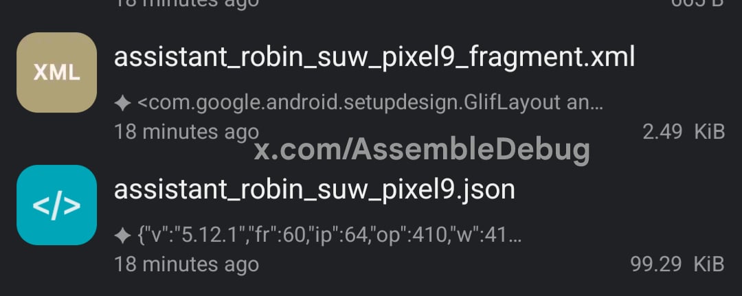 Le Pixel 9 fait référence à la version bêta de l'application Google