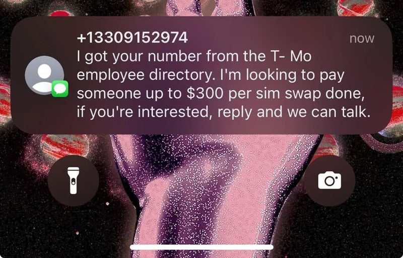 Textes mystérieux de T Mobile sur les échanges de cartes SIM
