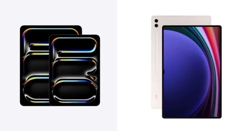Apple iPad Pro 2024 contre Samsung Galaxy Tab S9 Ultra