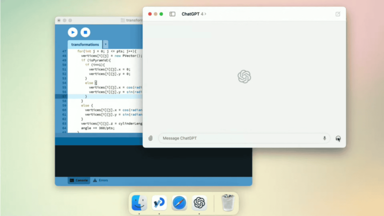 ChatGPT obtient une application de bureau, d'abord sur Mac