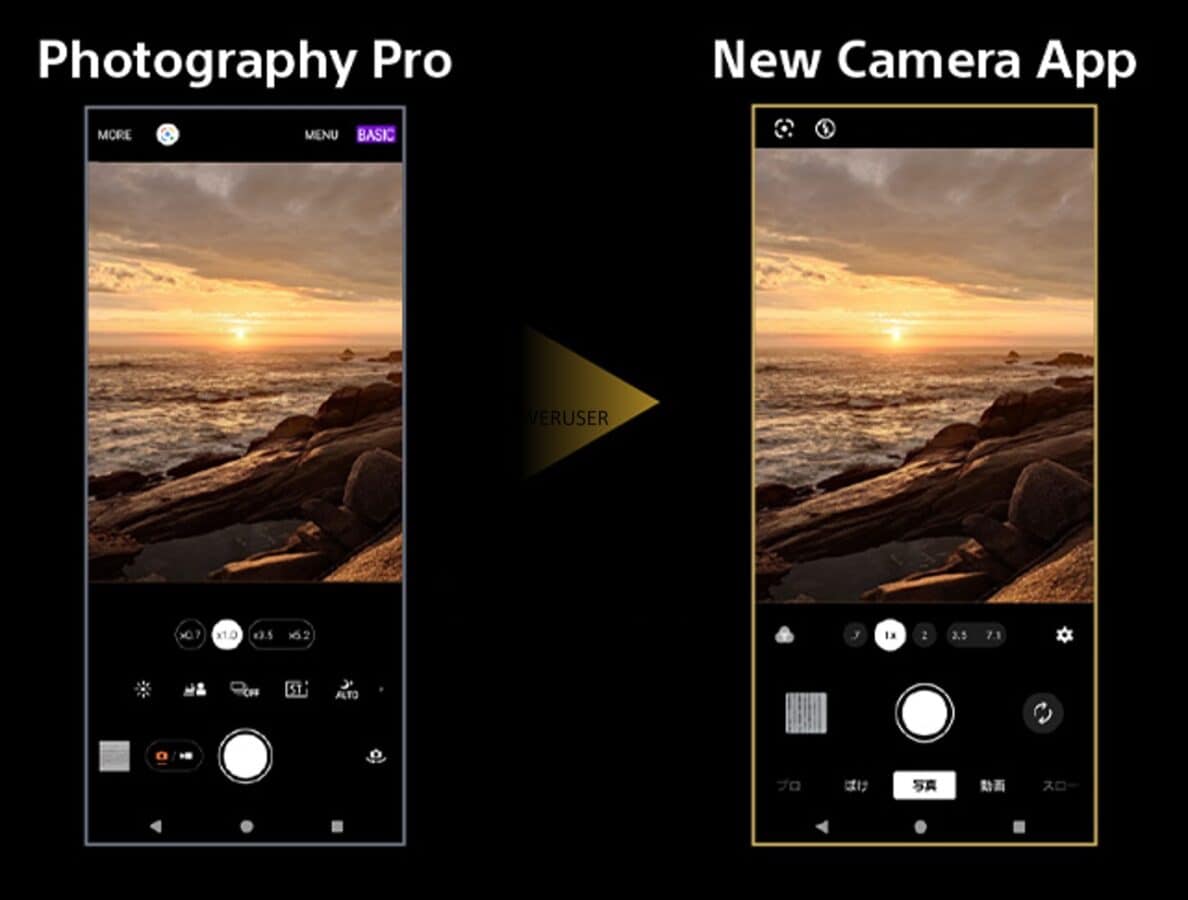 Sony Xperia 1 VI fuit une nouvelle application pour appareil photo