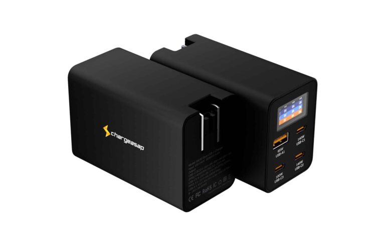 Chargeasap lance un chargeur GaN 280 W avec quatre ports et un écran