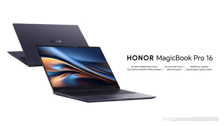 HONOR annonce les prix et la disponibilité en Europe pour le MagicBook Pro 16