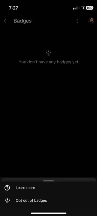 Badges de musique YouTube