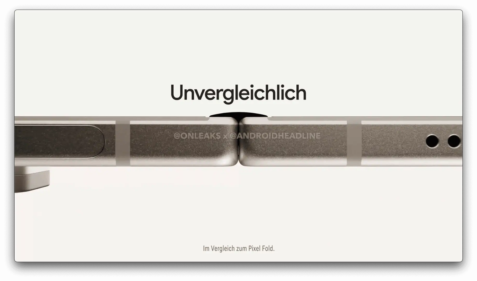 fuite du Google Pixel 9 Pro Fold AH 2