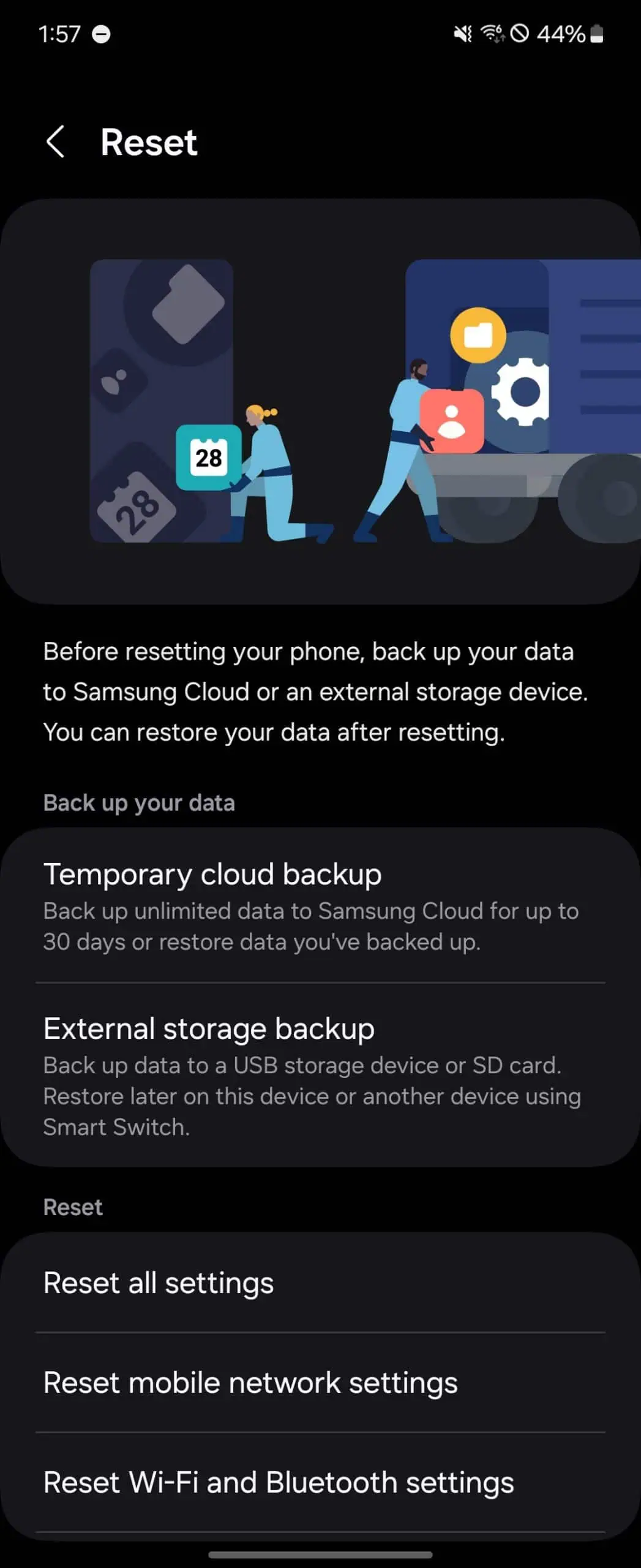 Réinitialisation du Samsung Galaxy Z Flip 6 (2)