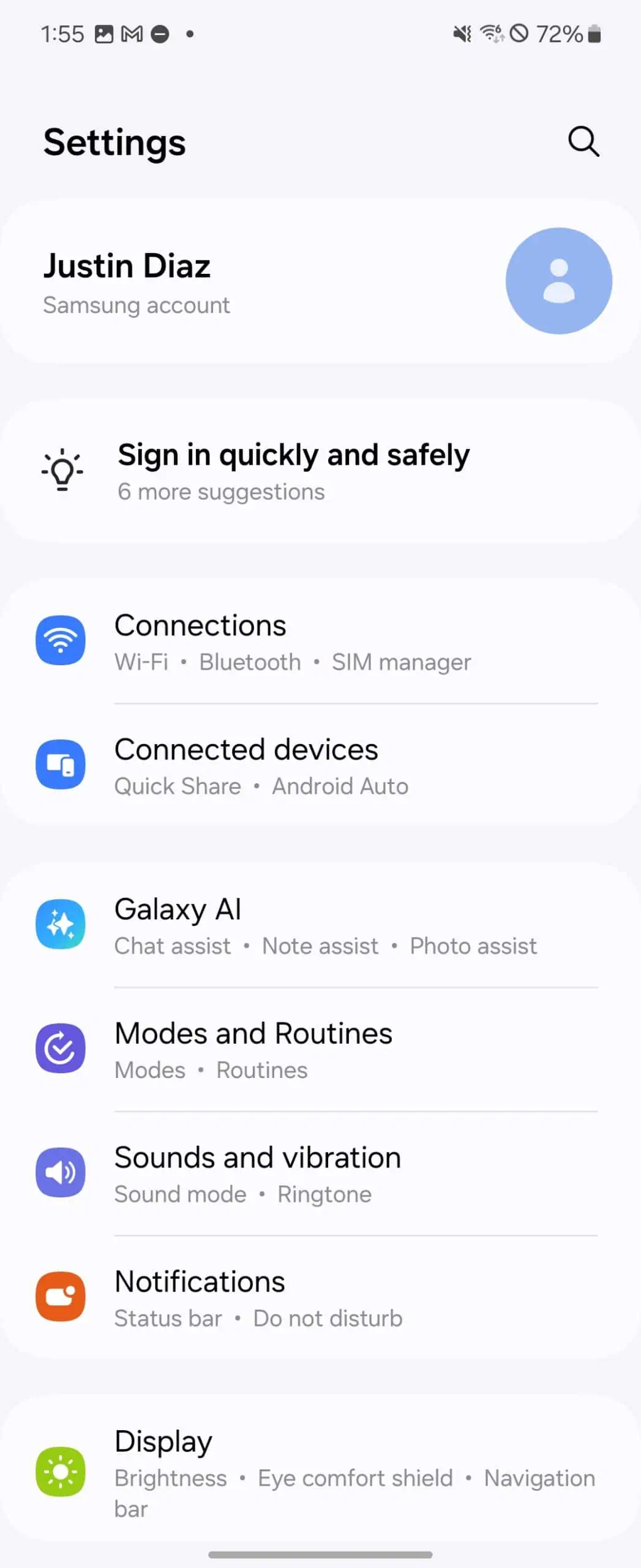 Comment changer le fond d'écran de l'écran de couverture du Galaxy Z Flip 6 (4)
