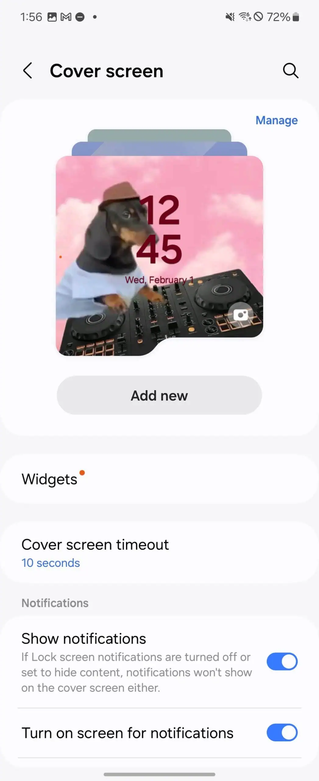 Comment changer le fond d'écran de l'écran de couverture du Galaxy Z Flip 6 (6)