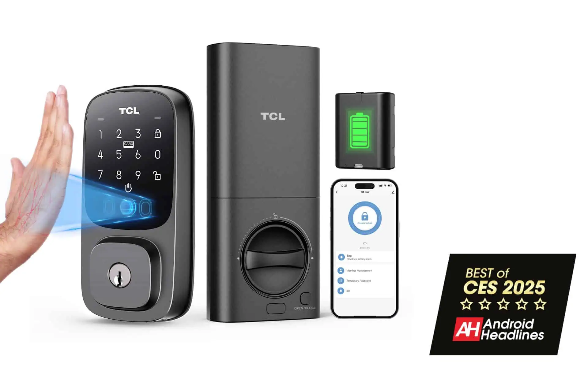 Prix ​​TCL Smart Lock D1 Pro AH CES 2025