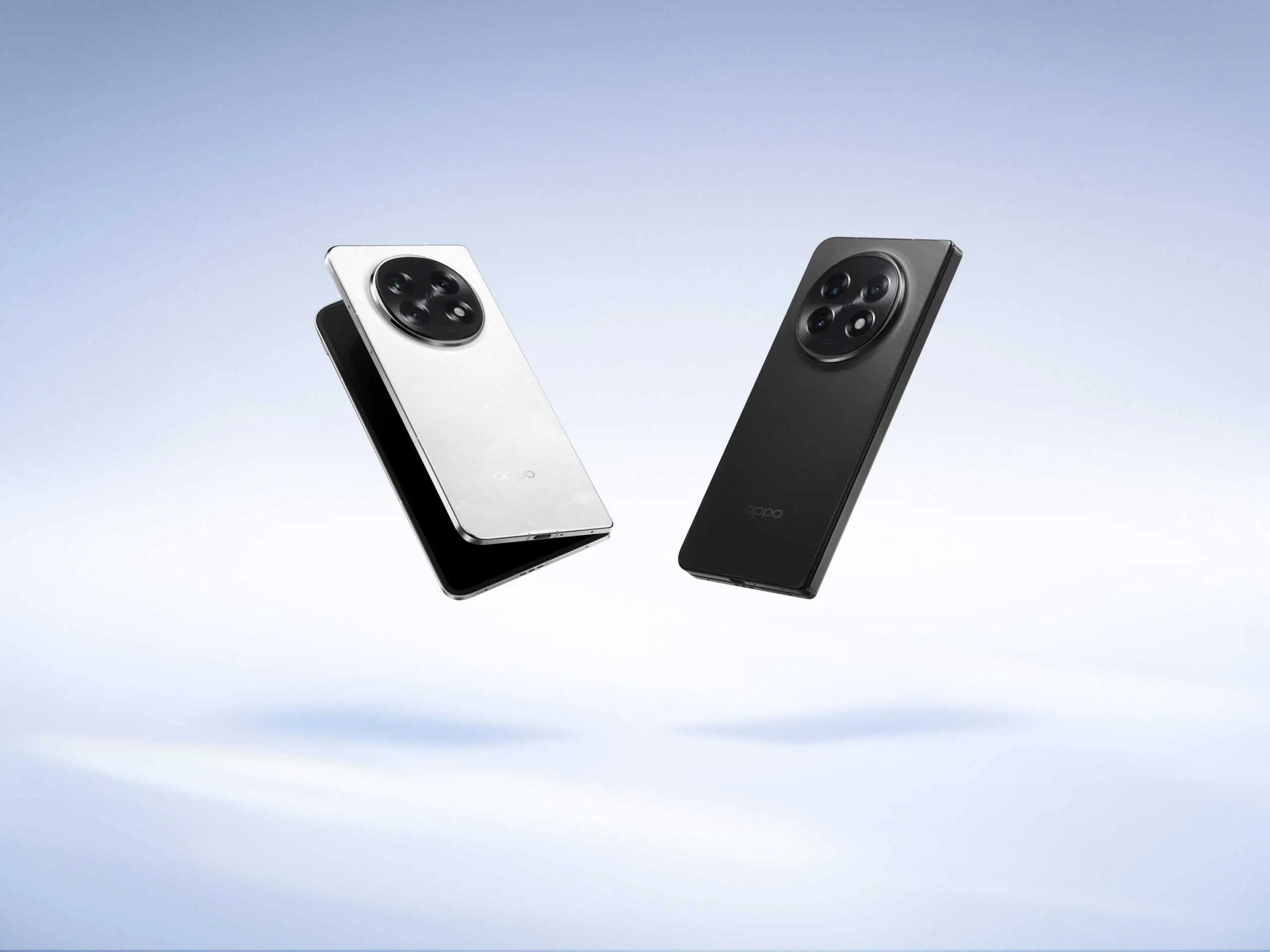 Oppo trouve N5 Misty White et Cosmic Black
