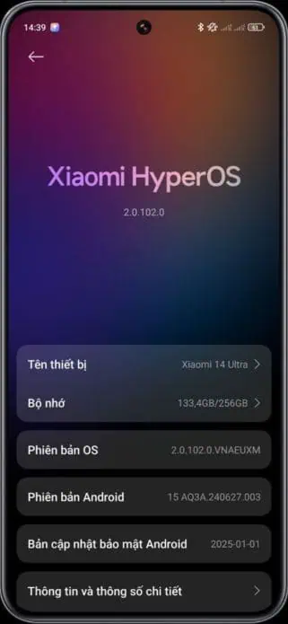 Xiaomi Hyperos 2 1 Mise à jour globale