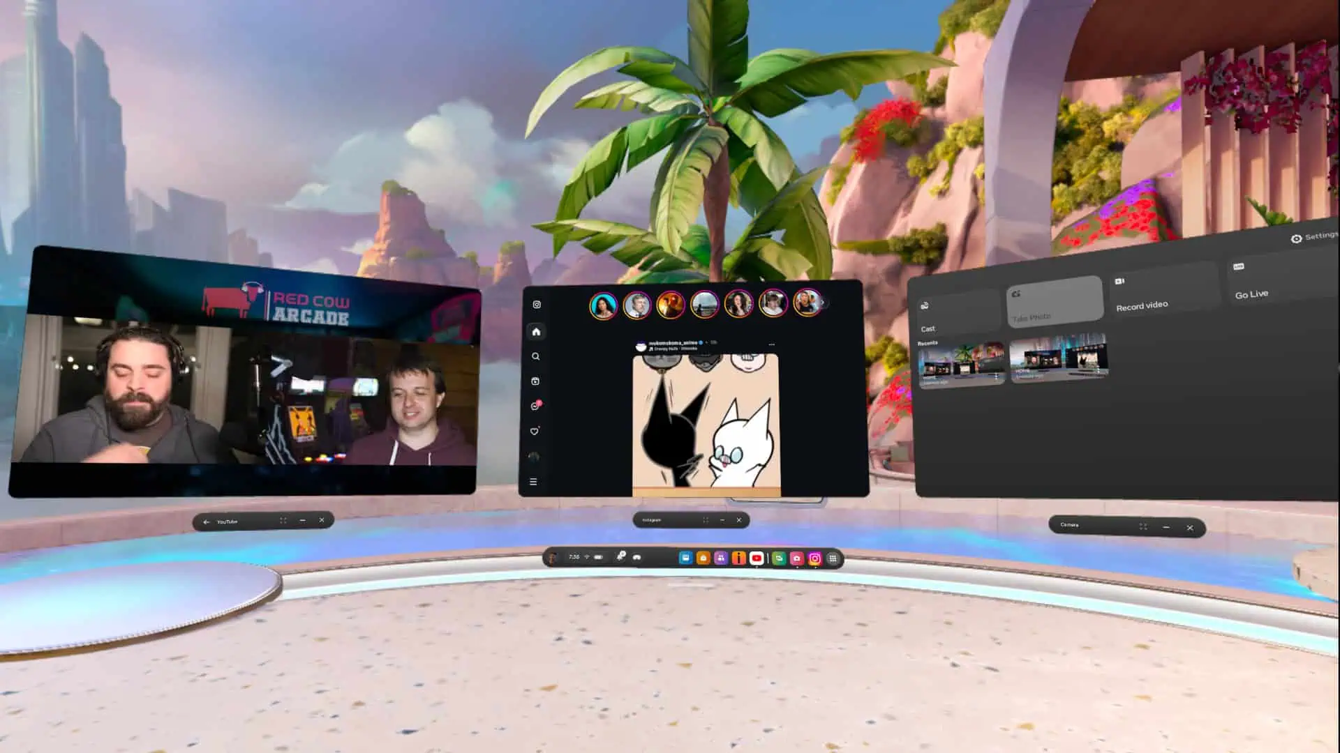 Interface Meta Quest