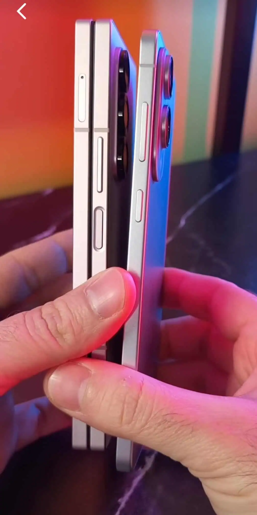 Capture d'écran vidéo Galaxy S25 Edge Edge 3