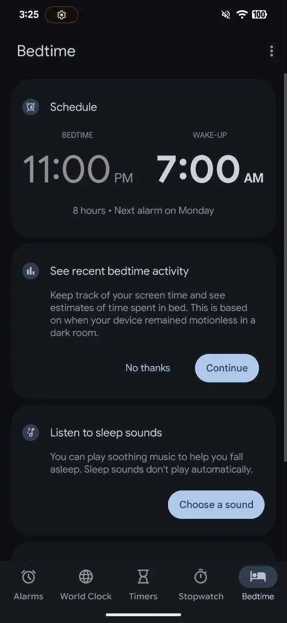Google horloge expressive refonte au coucher 1
