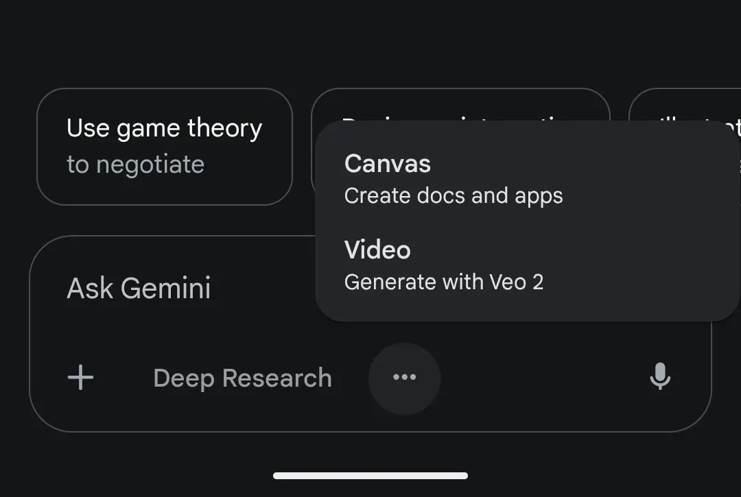 Google Gemini Mise à jour du modèle de modèle 2