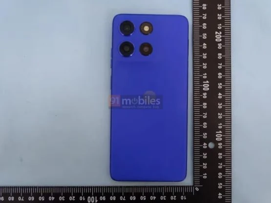 Motorola Moto G56 Image en direct bleu