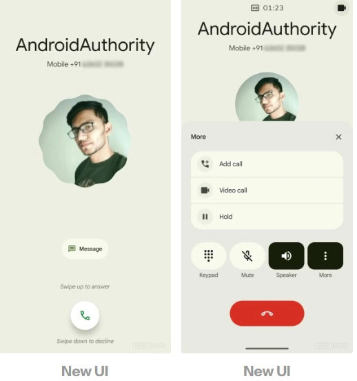 Application Google Phone Android 16 Nouveau