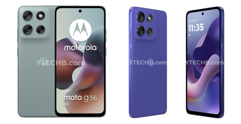 Moto G56 Major Leak révèle les spécifications clés, le design et toutes les couleurs