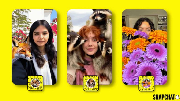 Snapchat présente l'objectif + abonnement avec des centaines de lentilles AR