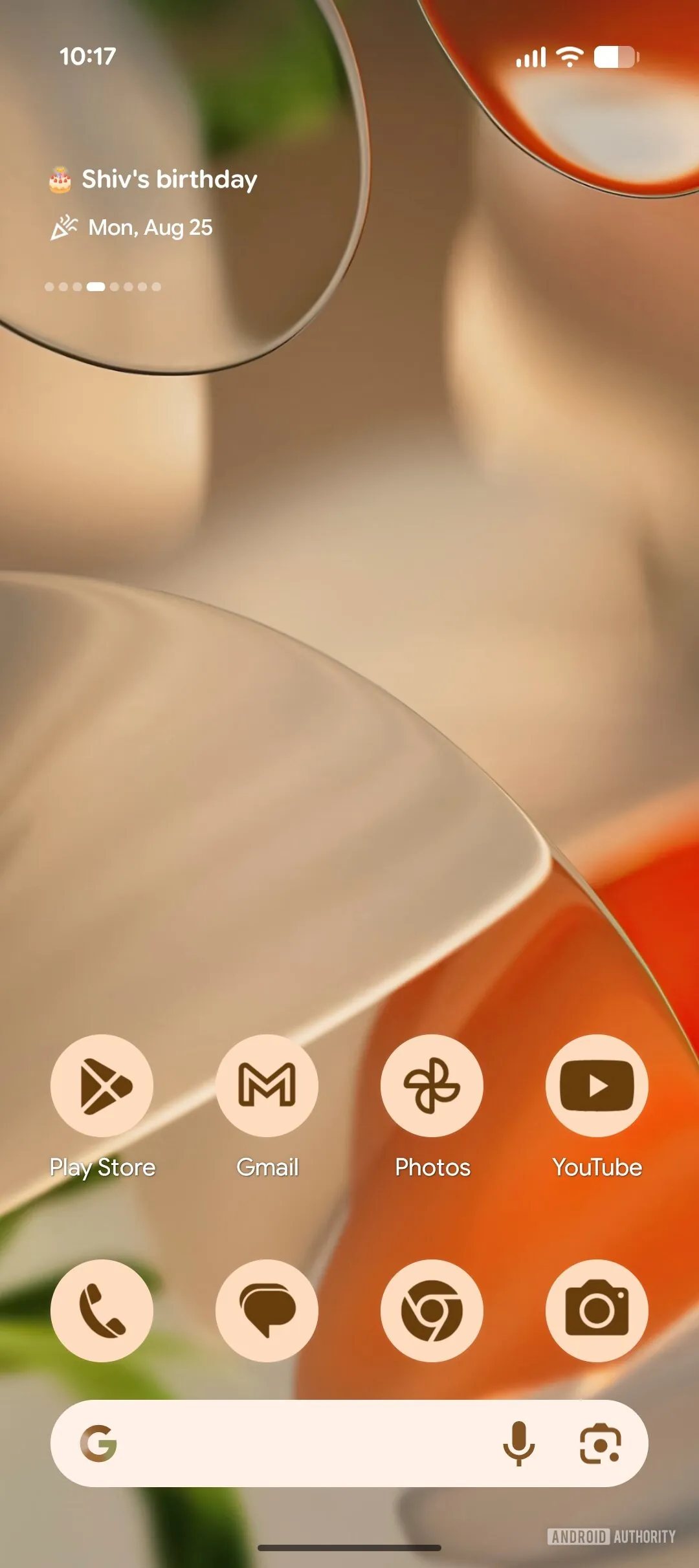 Google Pixel Gemini Space Images d'écran d'accueil 3