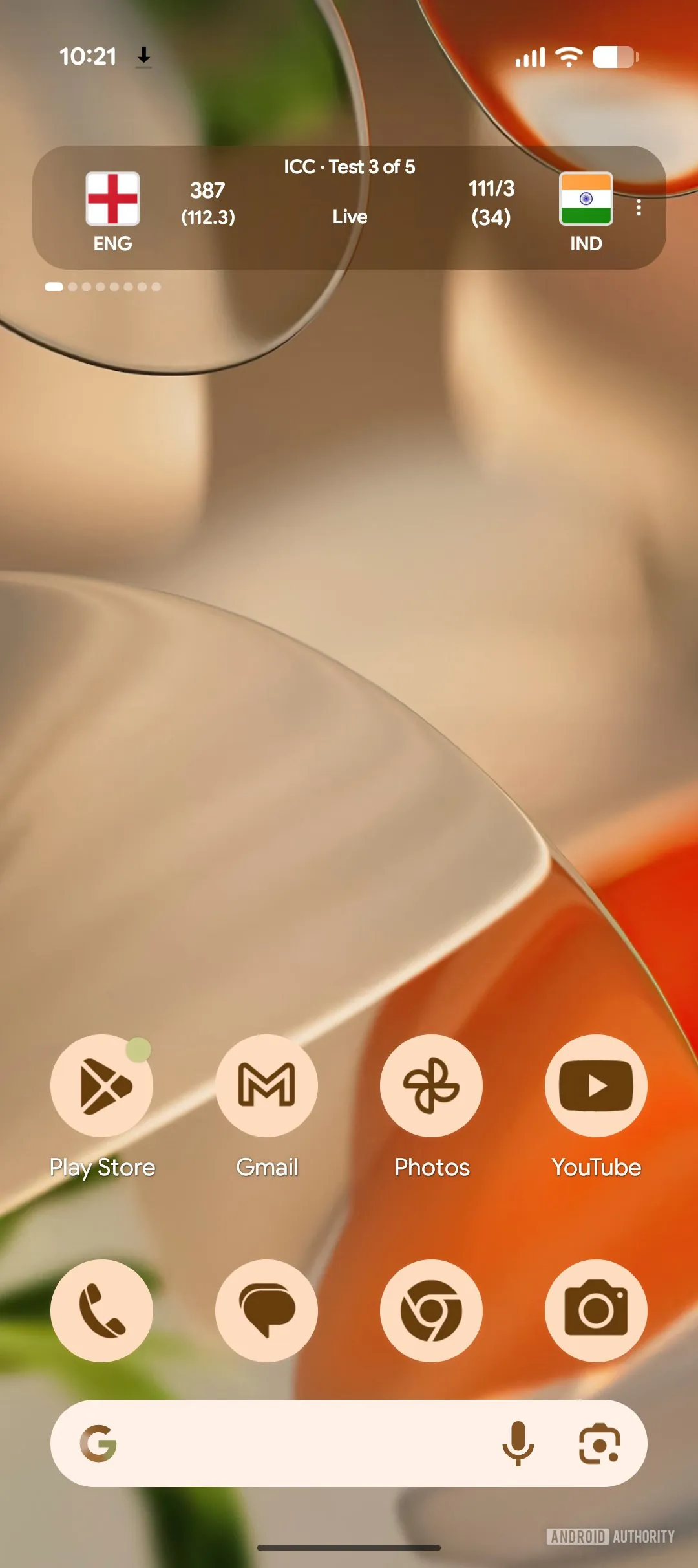 Google Pixel Gemini Space Images d'écran d'accueil 2