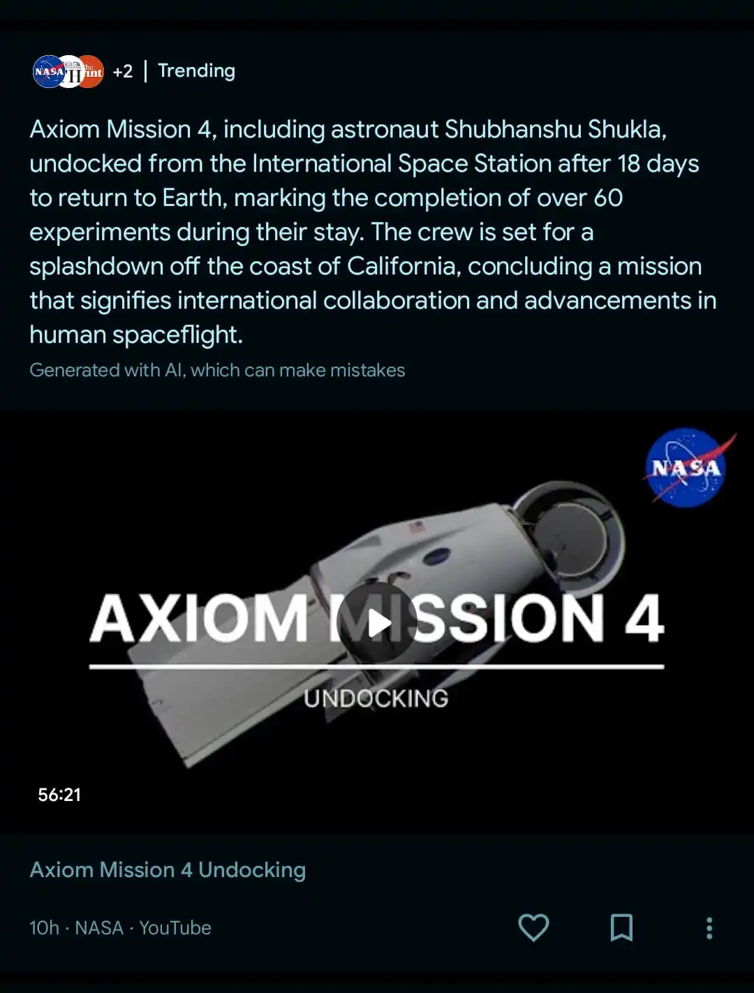 Google Discover Ai Story Résumé des fuites 3