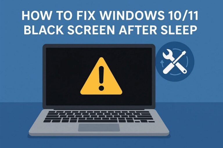 Comment réparer l'écran noir Windows 10/11 après le sommeil et récupérer les données perdues