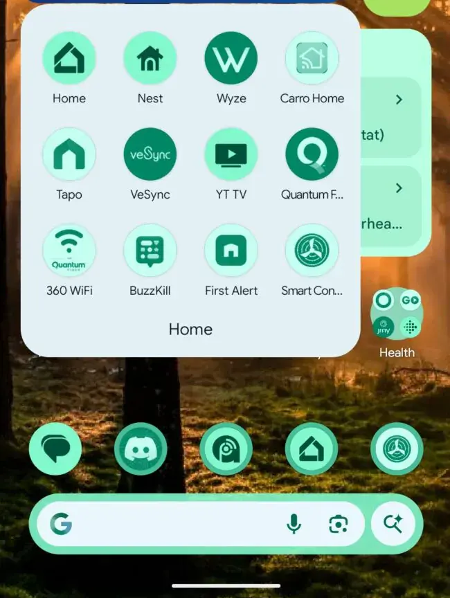 Android 16 QPR2 Beta 1 Icônes à thème forcé 2