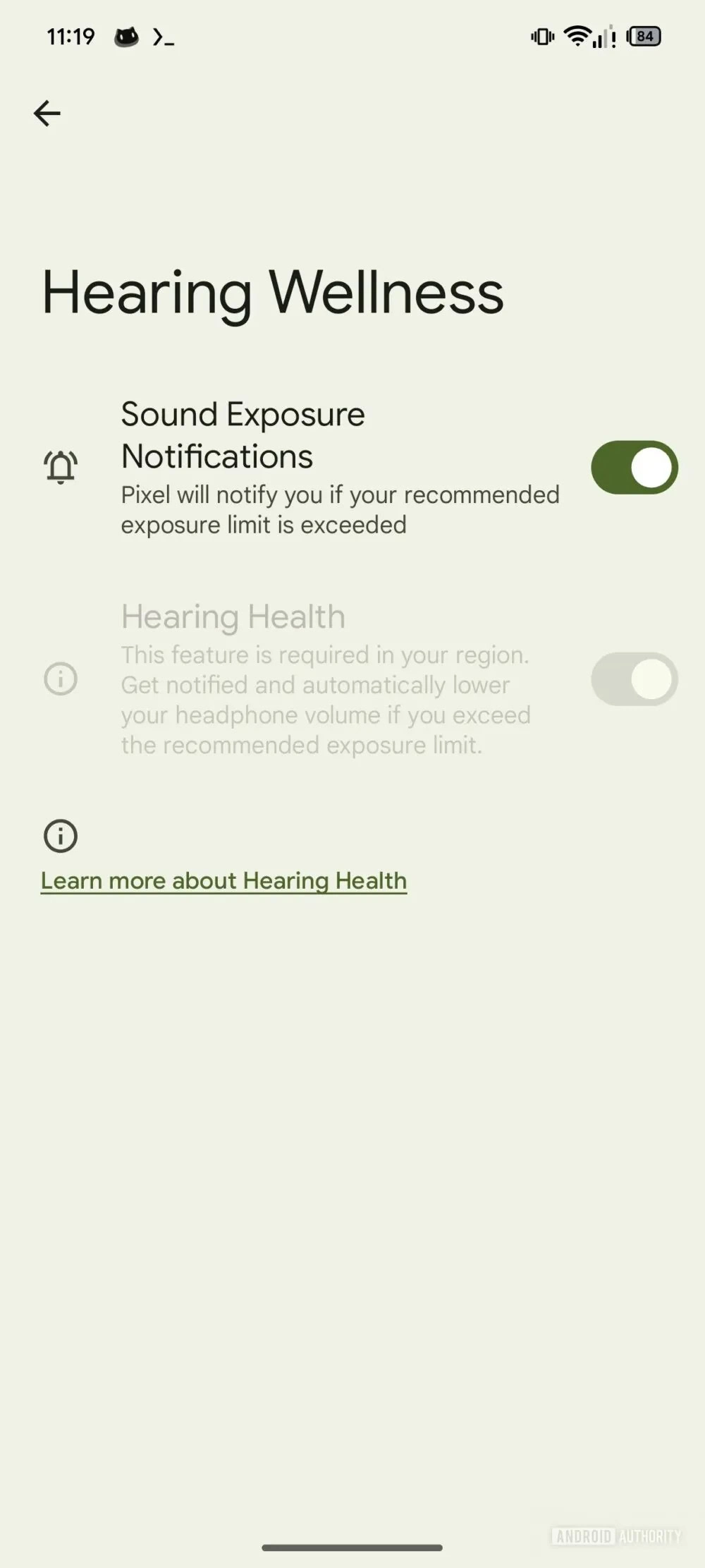 Écouteur inférieur de pixels audio 1