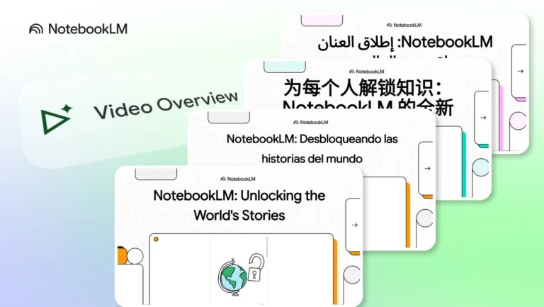 Google met à jour le Notebooklm avec des aperçus vidéo dans 80 langues