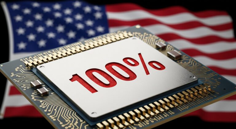 Trump gifle les tarifs à 100% sur les chips – construire en Amérique, vous êtes bon