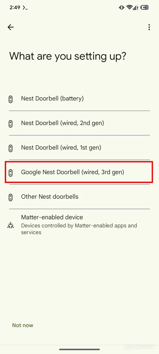 Google Nest Doorbell fuite 1