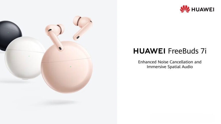 Huawei Freebuds 7i apporte une annulation de bruit puissante et l'audio spatial «global»