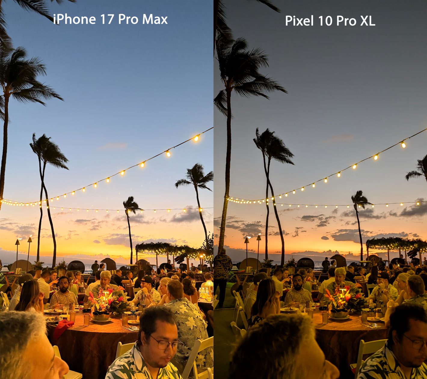 pixel 10 pro xl vs iPhone 17 Pro max caméra 5
