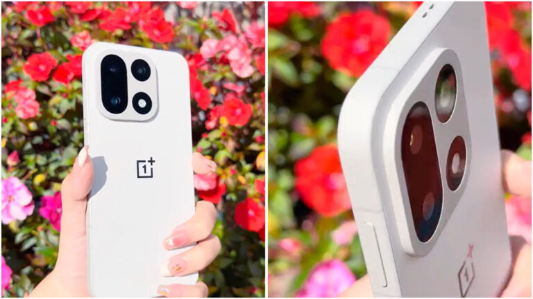 La vidéo pratique OnePlus 15 montre la couleur «Sand Storm» et la clé rapide