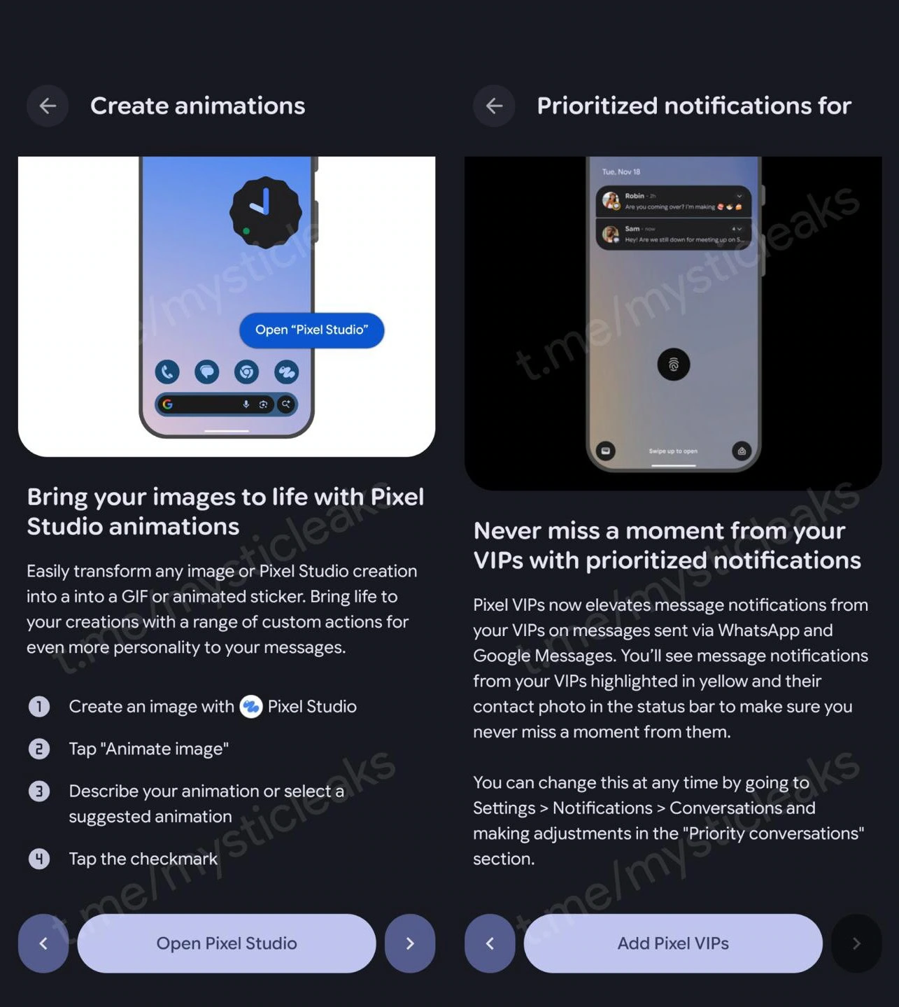 Packs de thèmes Google Pixel 2